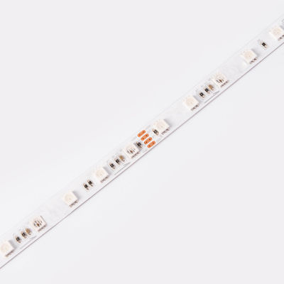 SPI Digital SMD 5050 RGB LED Strip DC24V 14.4W 10mm RGBIC مصابيح LED الشريطية