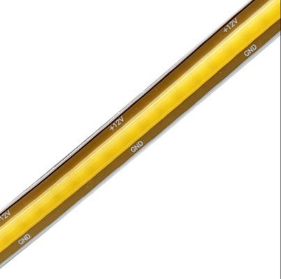 شريط LED DC24V مجاني قابل للقطع 8mm عرض 528 LEDs / m شريط COB LED 10W / m