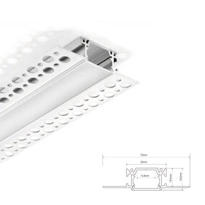 33 * 19mm الجدار الجاف المنسوخ الجبس المحتملة المحتملة الألومنيوم لقطاع LED
