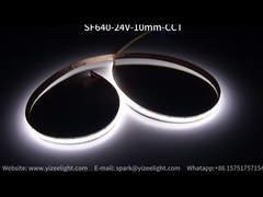 CCT COB ضوء الشريط LED الضوء القابل للتعديل الأبيض الضوء القابل للتعديل